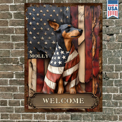 metal sign